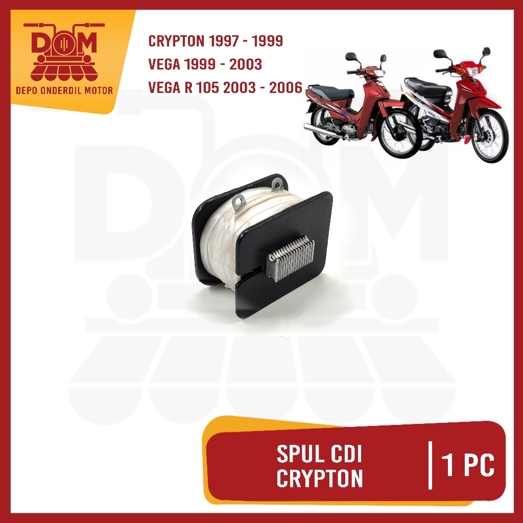 Spull CDI Crypton 1997 (TOKAIDO) Spul Spool Sepul Pengapian Cdi Yamaha Vega Jupiter Lama 2001
