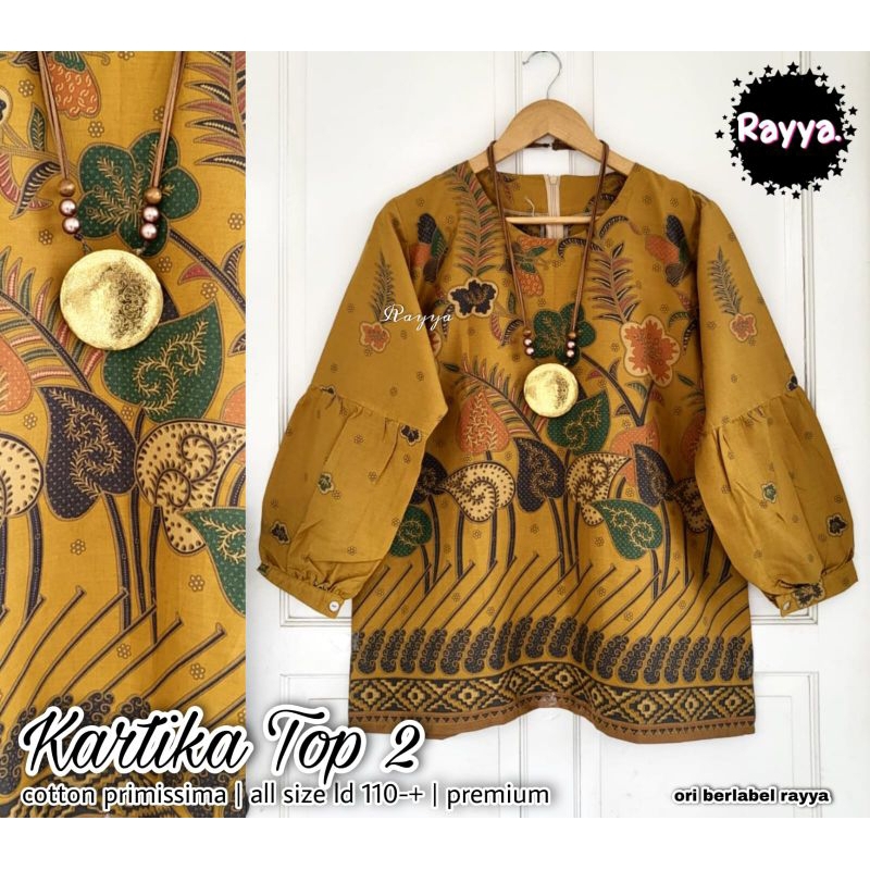 Kartika top 2 ori by rayya batik