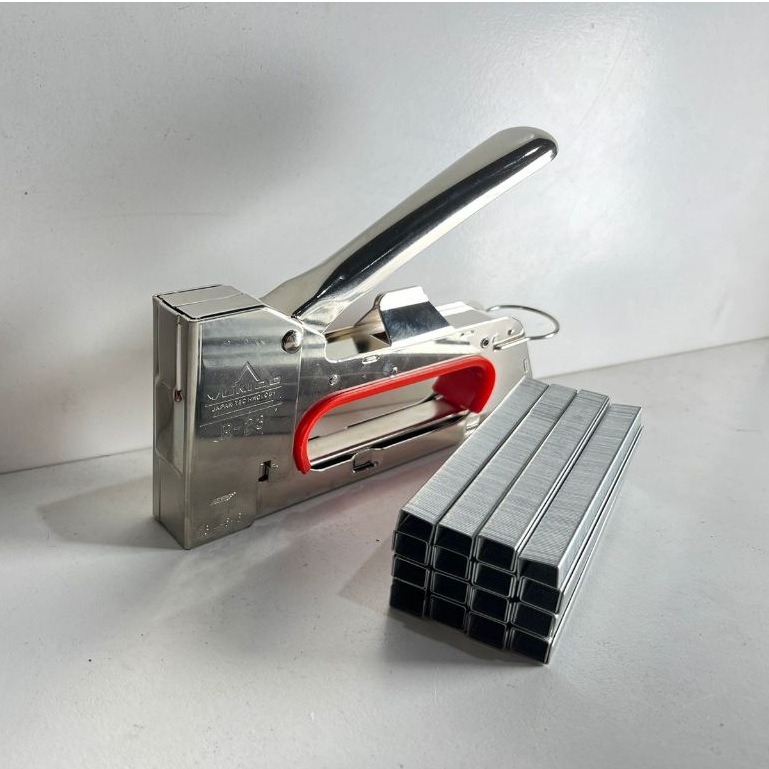 

Staples Tembak R23 Paket + Isi 5000pcs Gun Tacker Stapler Staples Perekat Powerfull YUKIDO