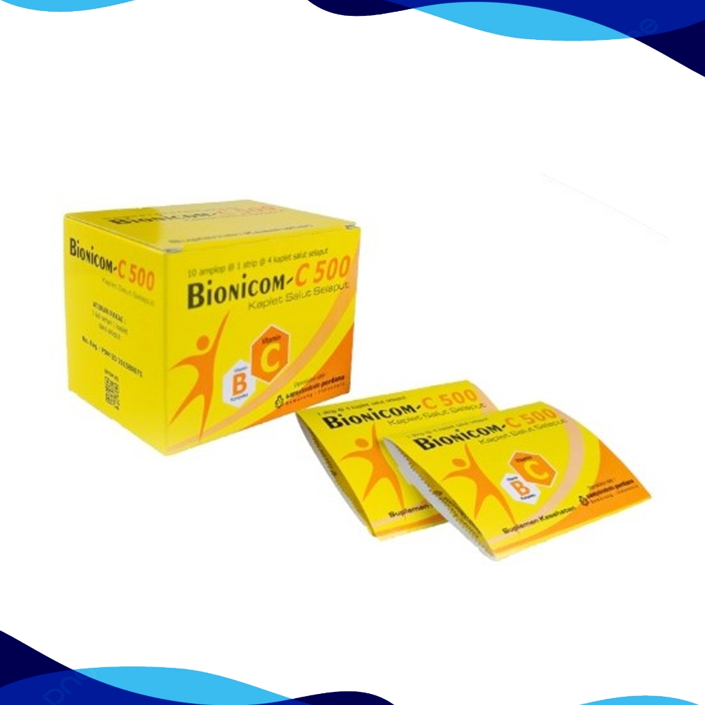 Bionicom C 500 Mg Suplemen Vitamin Daya Tahan Tubuh
