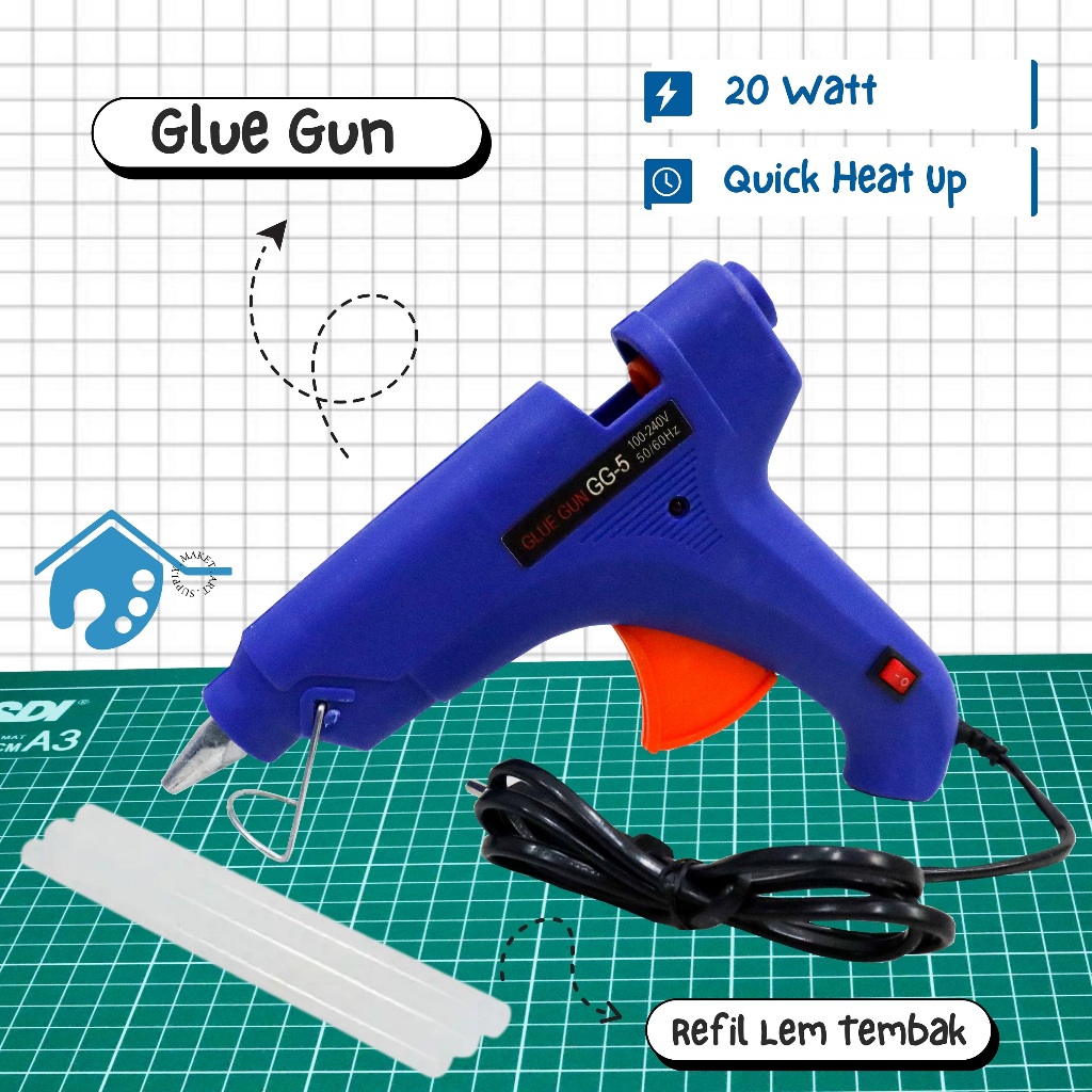 

Lem Tembak Besar 20 Watt Switch On/Off