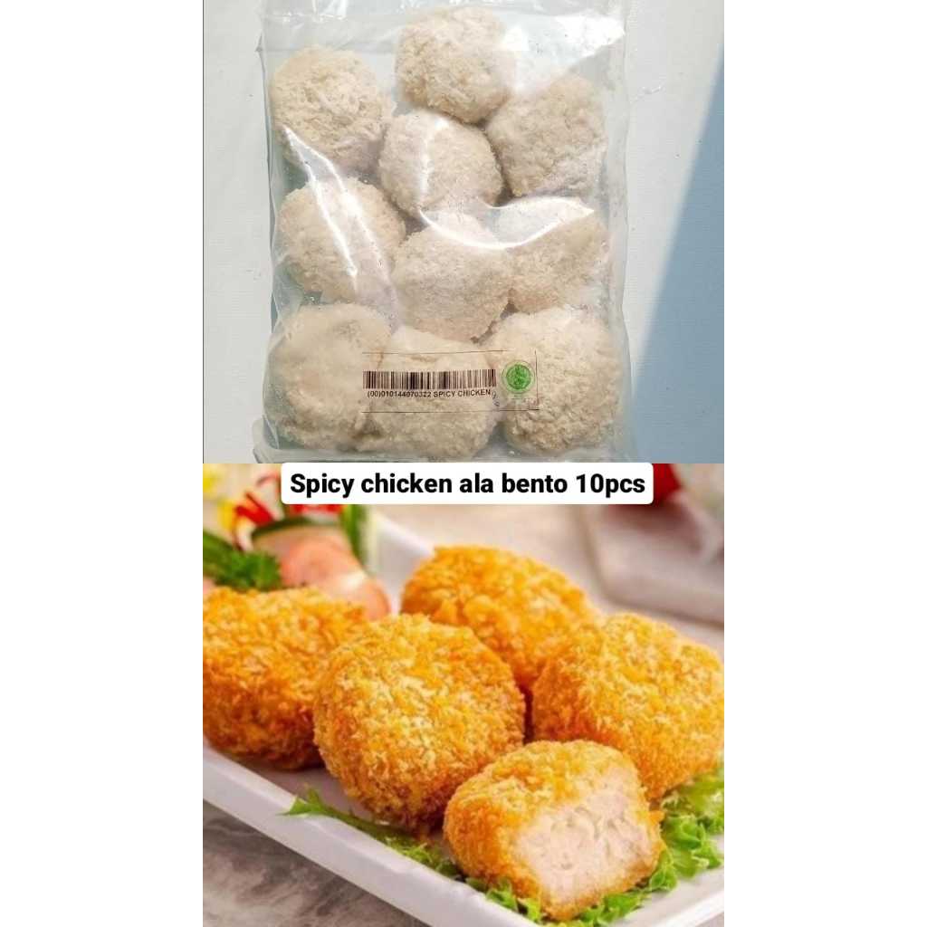 

Spicy chicken [ NON MSG ] home made ala bento isi 10pcs frozen