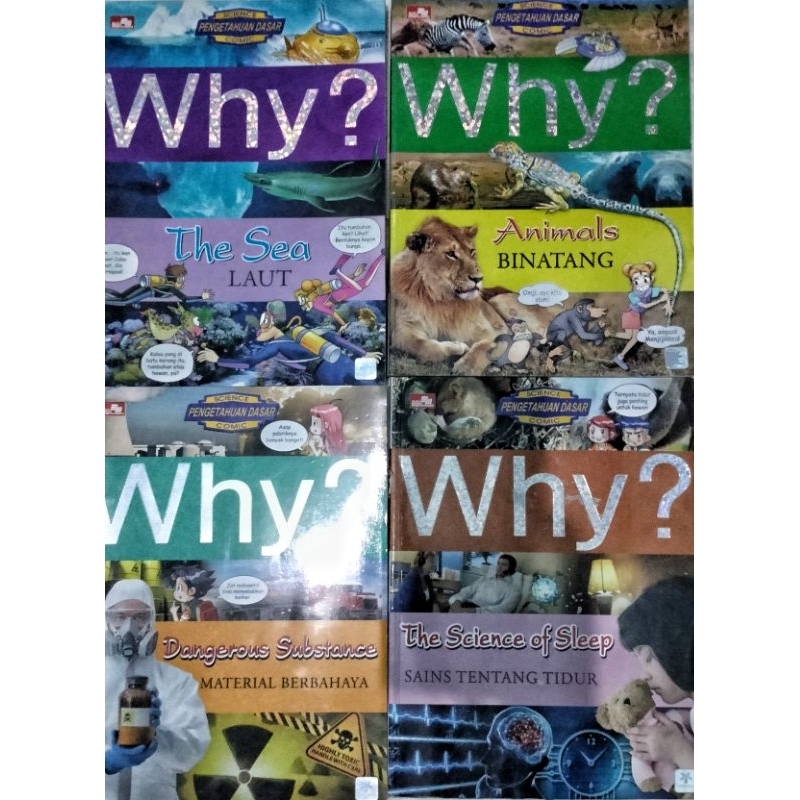 BUKU KOMIK WHY Science Pengetahuan Dasar Series Preloved