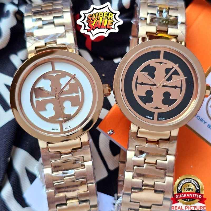 Tory Burch Reva Rosegold Original Jam Tangan Wanita 36mm