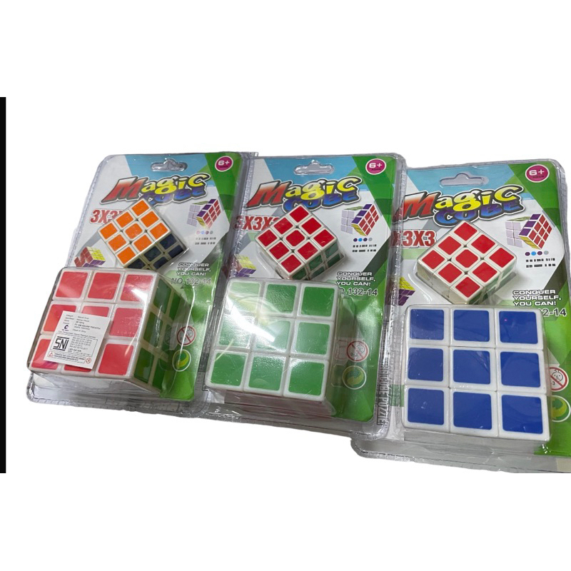 Mainan Rubik 3x3 Rubik's Cube Magic Cube Mainan Rubik Anak Rubik