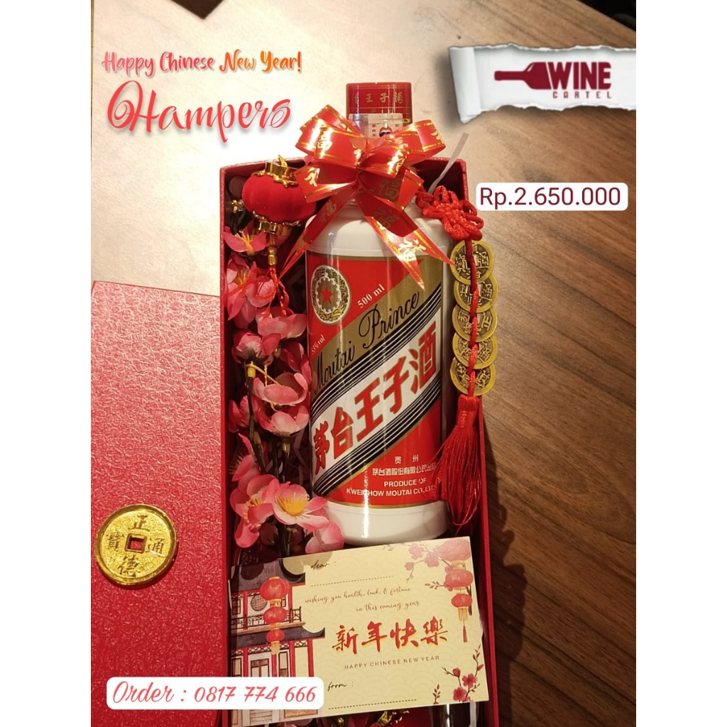 

Chinese New Year Imlek Hampers Kweichow Moutai Prince Chinese CNY