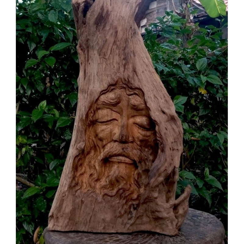 ukiran patung kayu jati