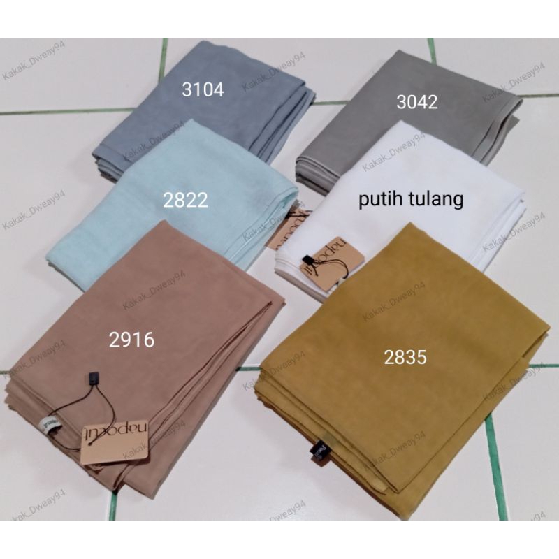 hijab paris polos napocut