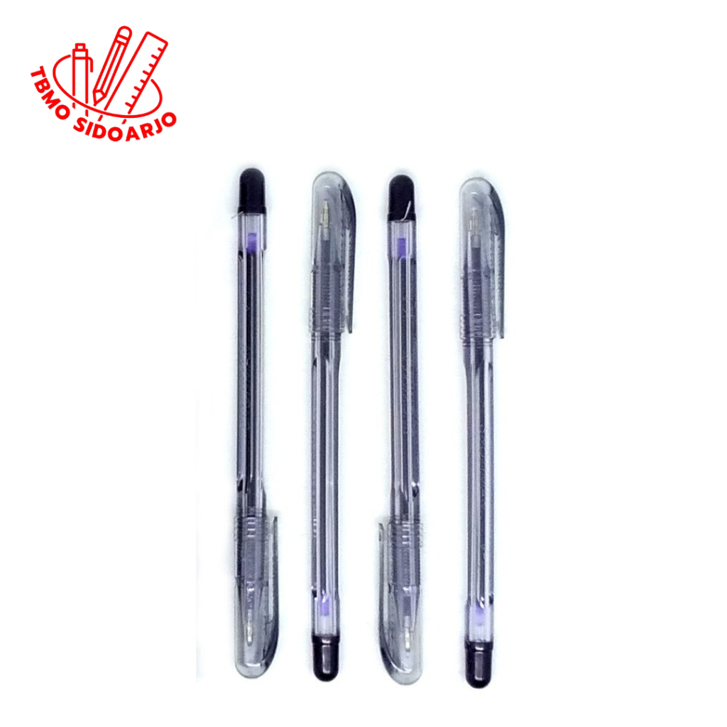 

TBMO Bolpen / Pulpen Snowman V1 Hitam Per Pcs