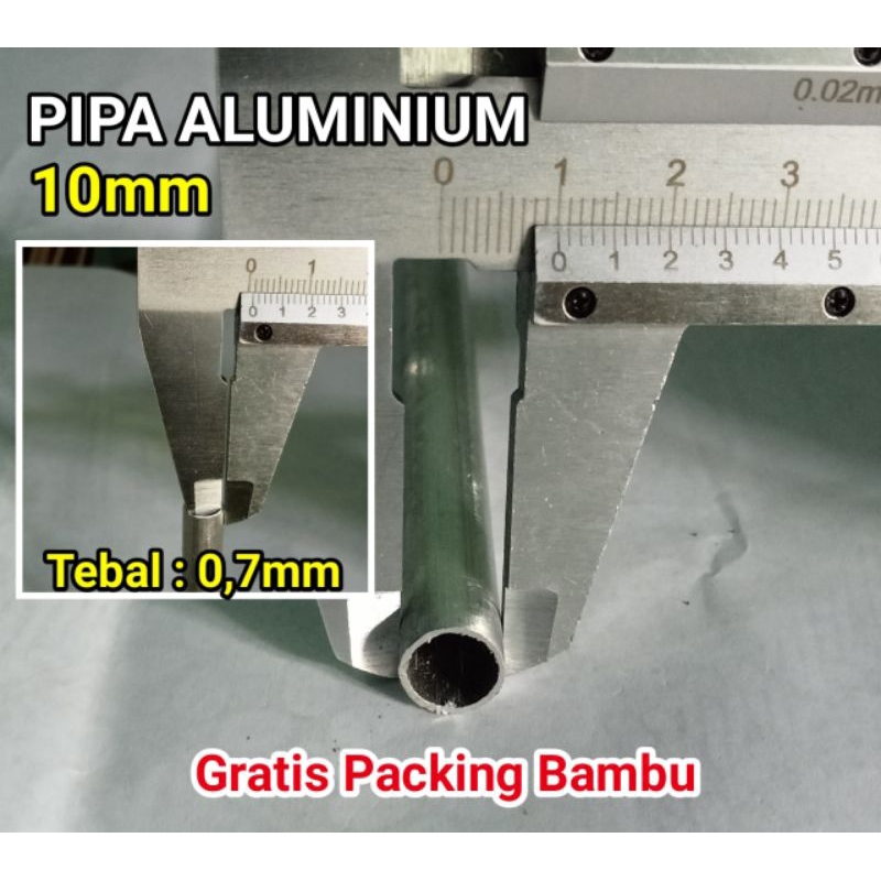 PIPA ALUMINIUM 10mm