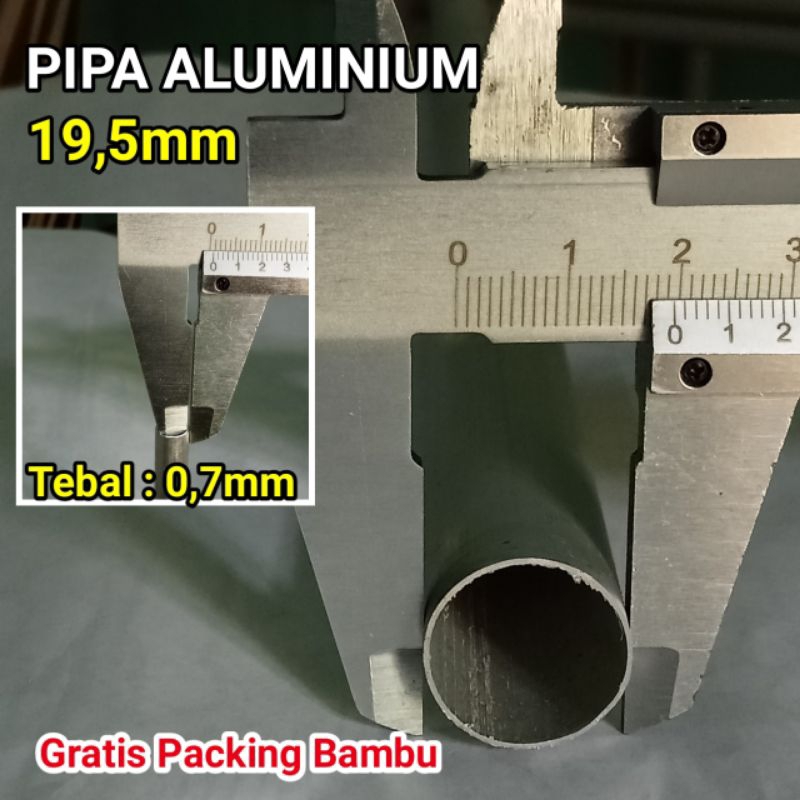 PIPA ALUMINIUM 19,5mm