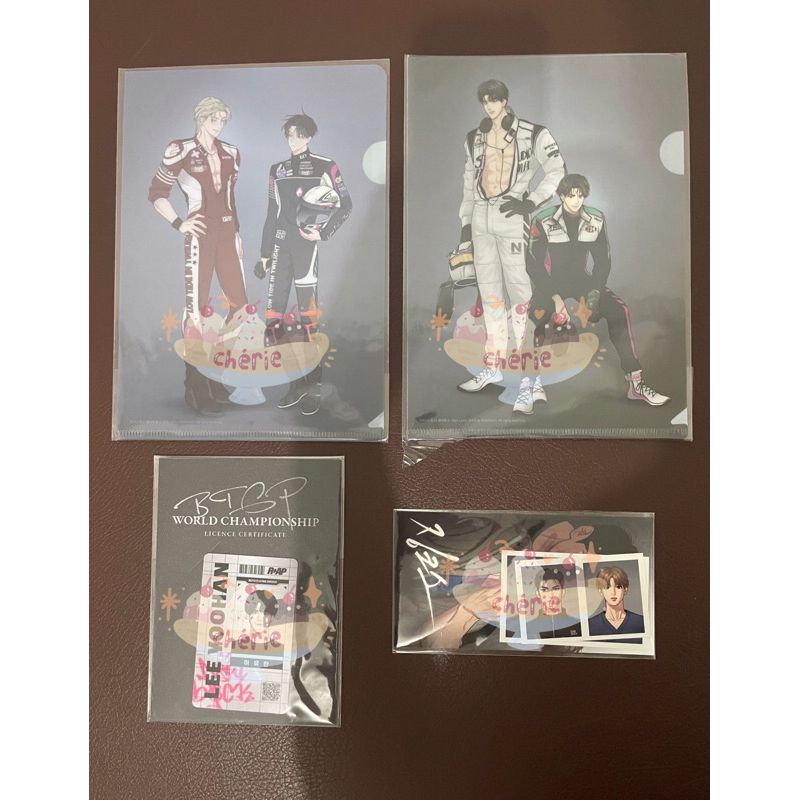 wts ready stock sealed clearfile payback, low tide in twilight, lee yoohan licence certificate racin