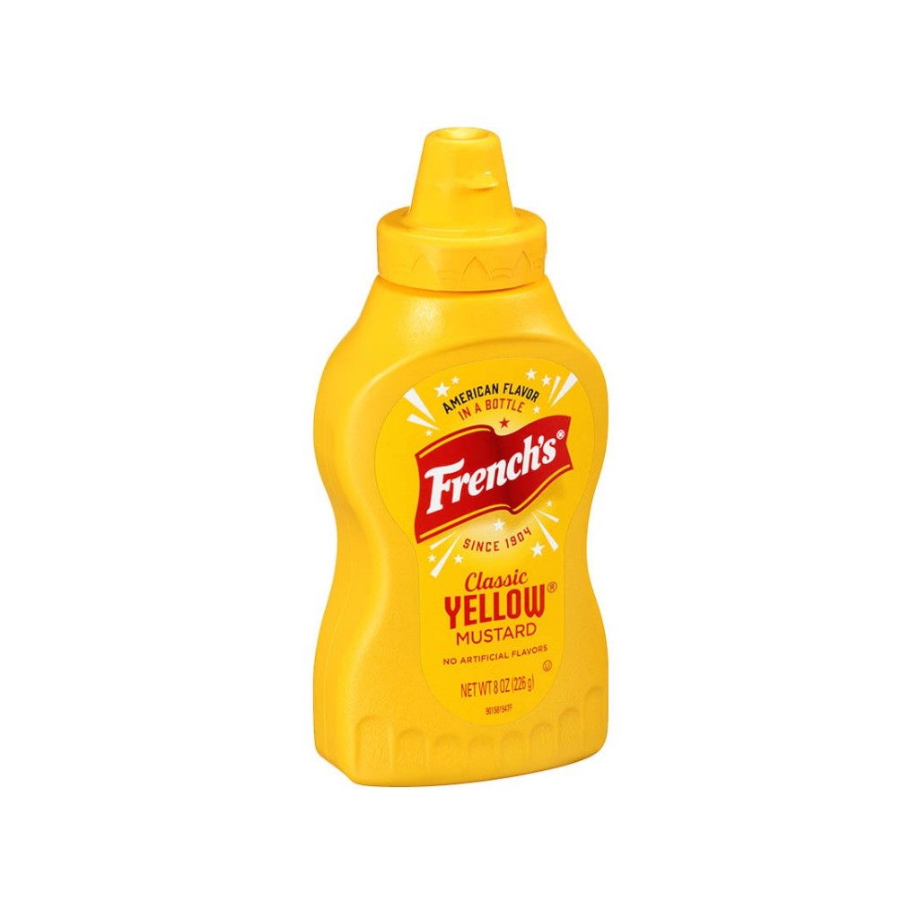 

French's Classic Yellow Mustard | Mustard Sauce Squeeze | Saus Mustard | Dressing Sauce 226gr