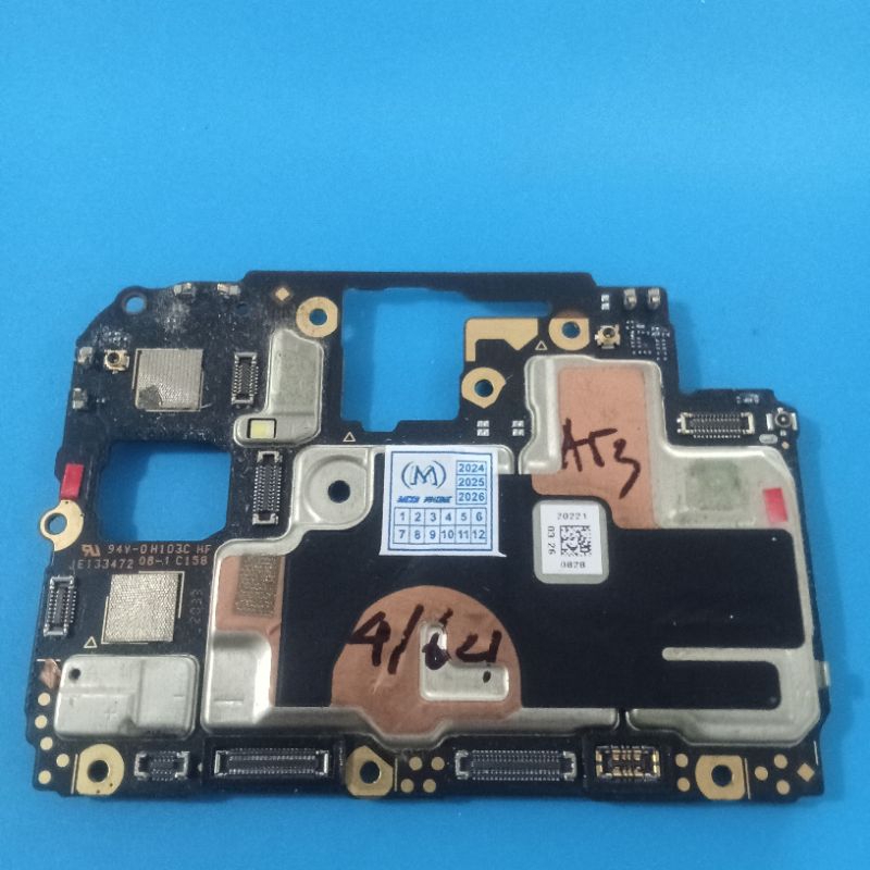 Mesin Oppo A53 Normal Tanpa Pola Segel Bergaransi