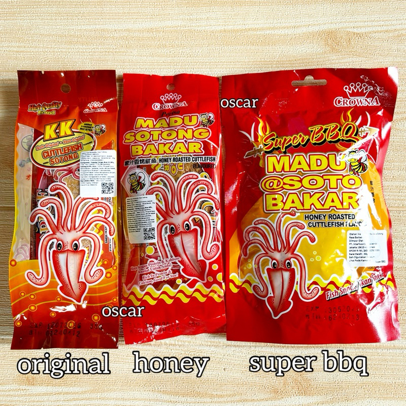 

Crowna Roasted Cuttlefish MINIPACK 35g dan 60g