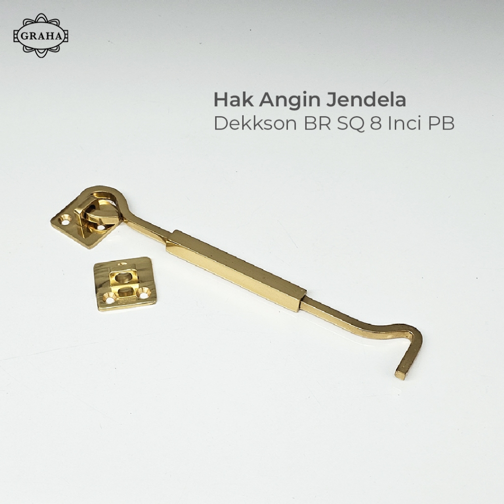 Hak Angin Jendela | Dekkson BR SQ 8 Inci PB