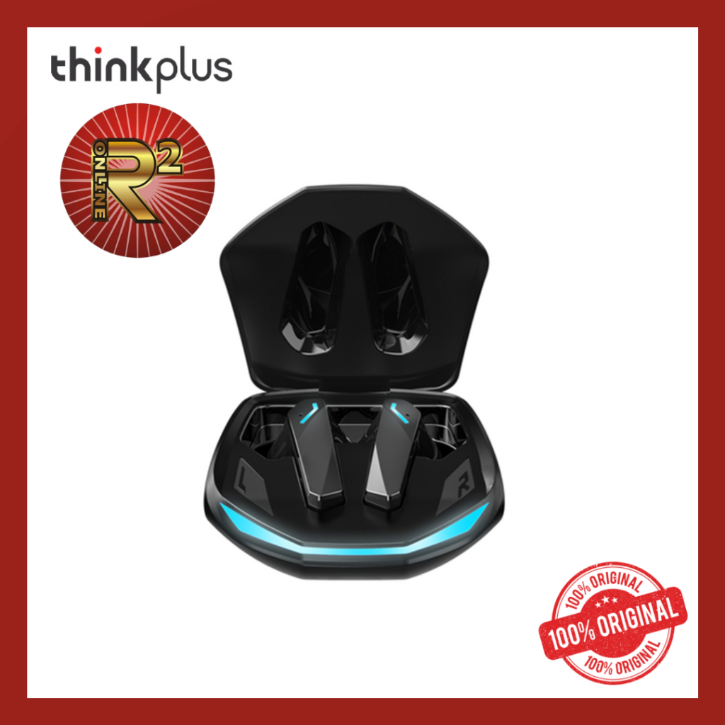 Lenovo Thinkplus GM2 Pro Gaming Earphone Bluetooth 5.3 TWS With Microphone Original