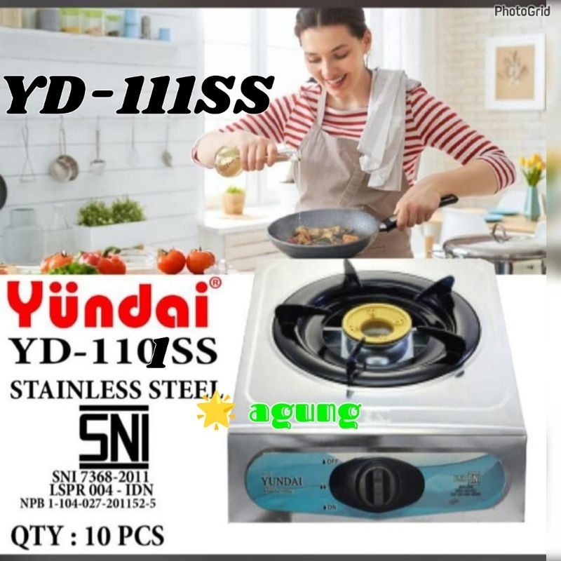 KOMPOR GAS 1 TUNGKU YUNDAI YD 111 SS