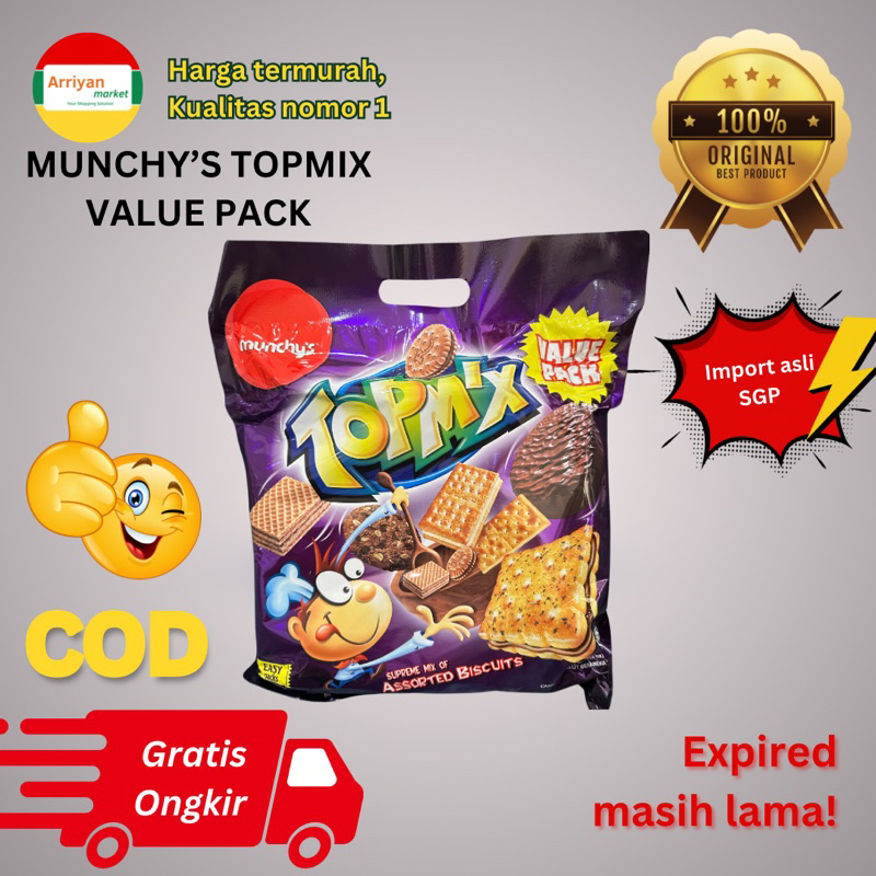 

Munchy’s TOPMIX VALUE PACK BISKUIT IMPORT