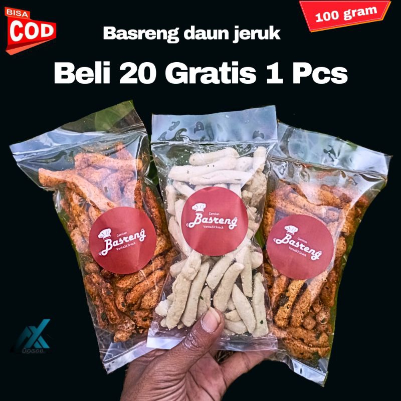 

BASRENG PEDAS DAUN JERUK 100 GRAM BASRENG VIRAL BUMBU MELIMPAH