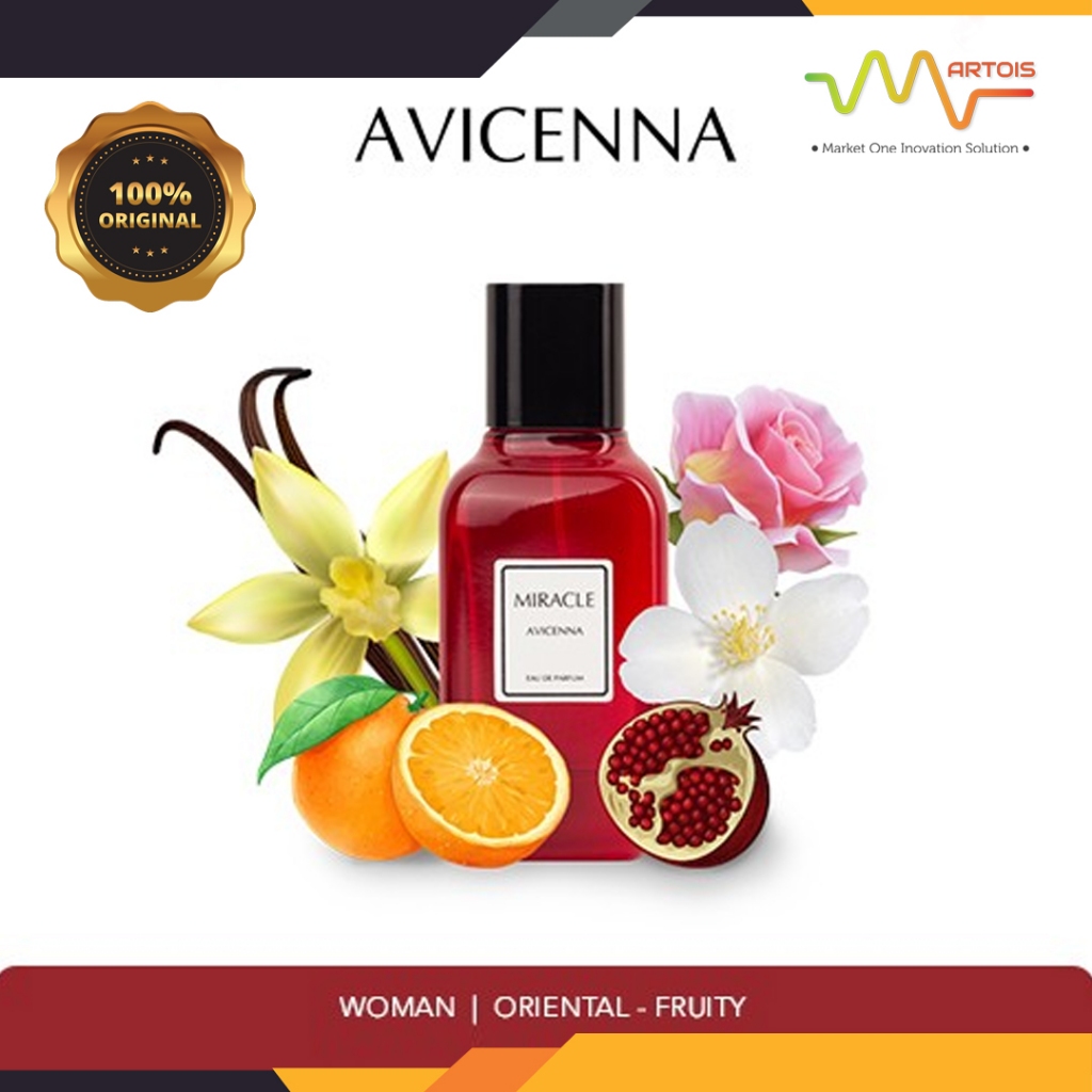 Avicenna Miracle Women (New) Eau De Parfum 100 ml / Parfum Wanita