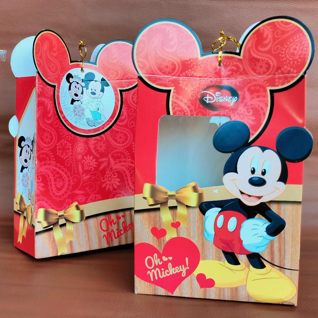 

COD✨ Box Mini Tart Premium Mickey Minnie Dus Packaging Souvenir Ulang Tahun Disney