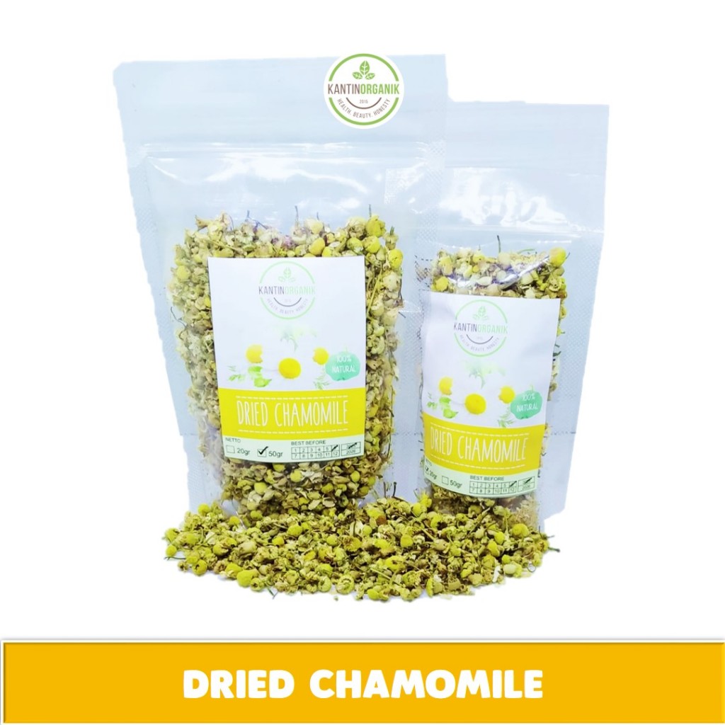 

Teh Bunga Chamomile - Dried Chamomile - Teh Herbal Chamomile 20gr & 50gr