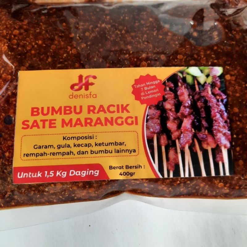 

Bumbu Racik Maranggi Khas Cianjur netto 400gr