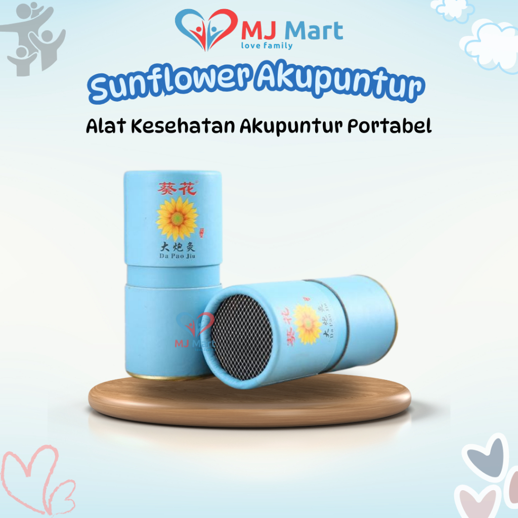 Akupuntur Sunflower Moksibusi Tongkat Moxa Portabel / Alat Kesehatan Akupuntur
