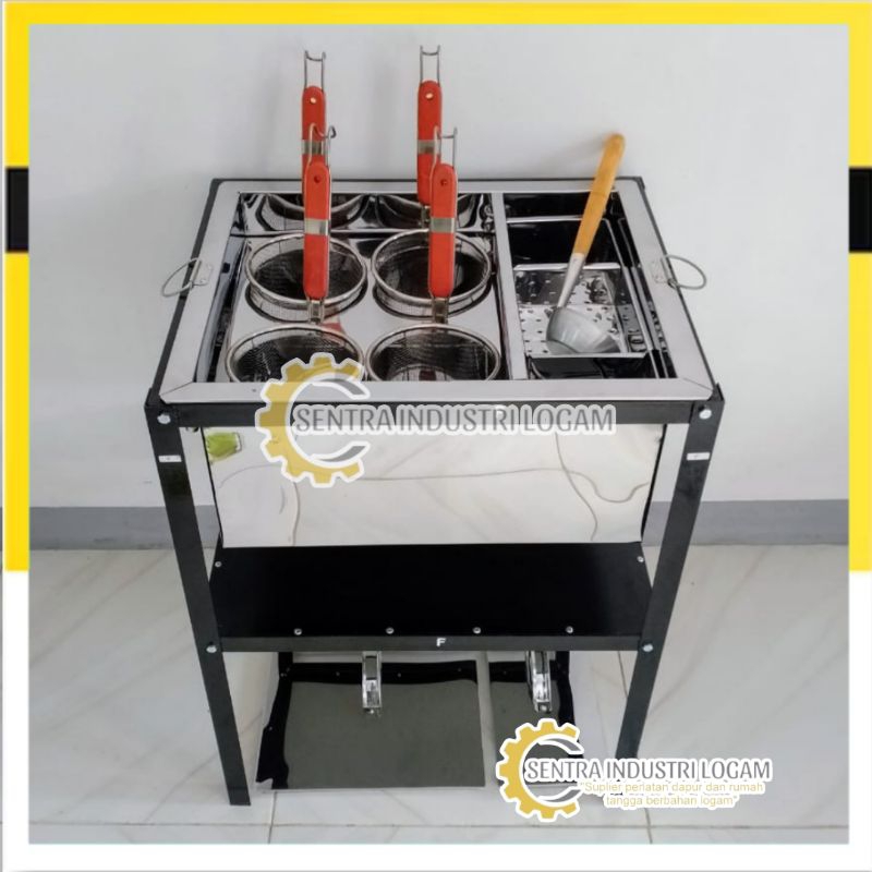 Panci mie ayam 4 lubang - Dandang mie ayam