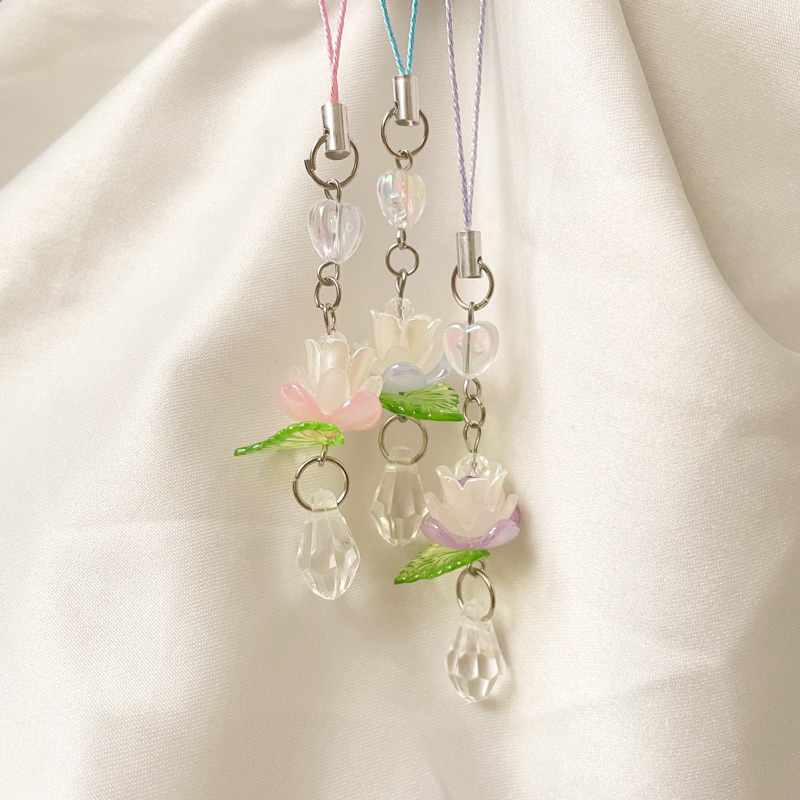 Lotus Phone Charm - Tali Hp - Gantungan Hp by everyvay.project