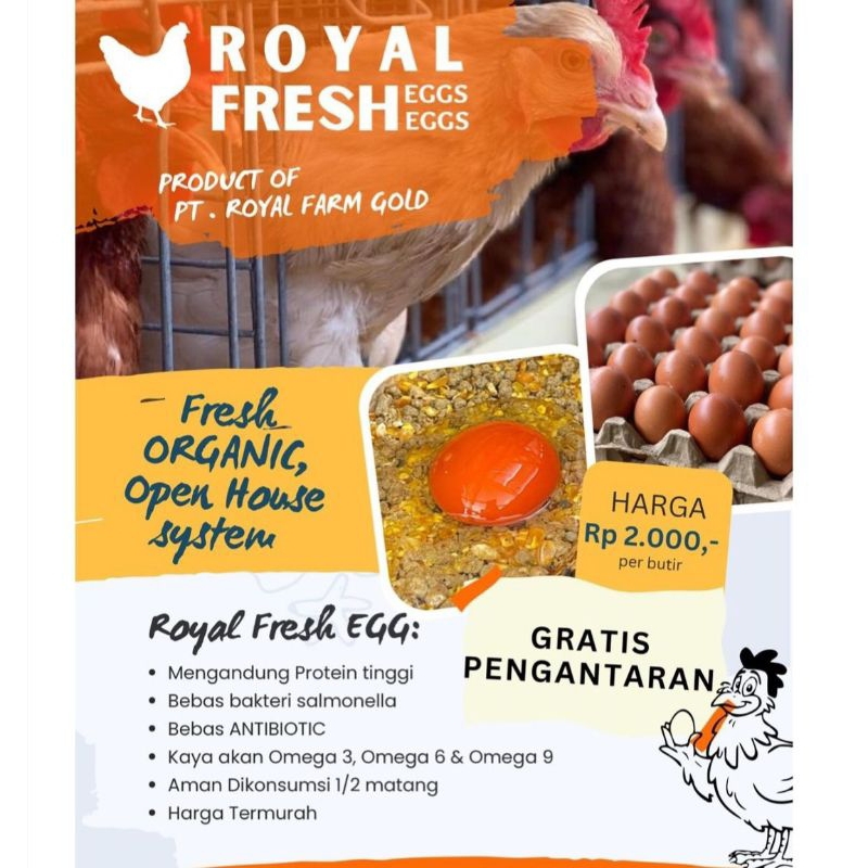 

Telur omega Royal Fresh