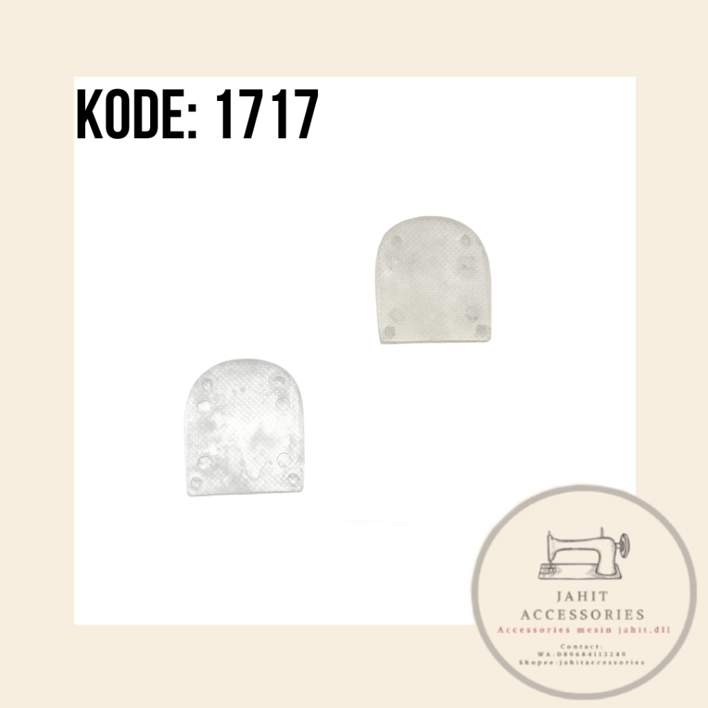 Tutup Alas Hak Kaca Tinggi / Heels (Kode 1717) Heel Tip Perawatan Aksesoris Alas Sepatu Hak Wanita
