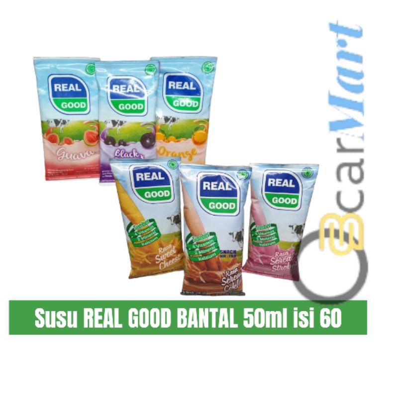 

DEPO Susu REAL GOOD Bantal 50ml 1 Dus isi 60