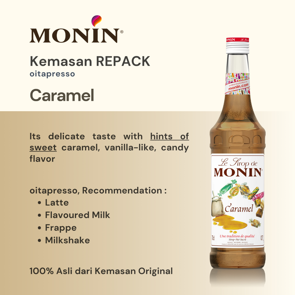 

REPACK - Monin Caramel Syrup [100] g