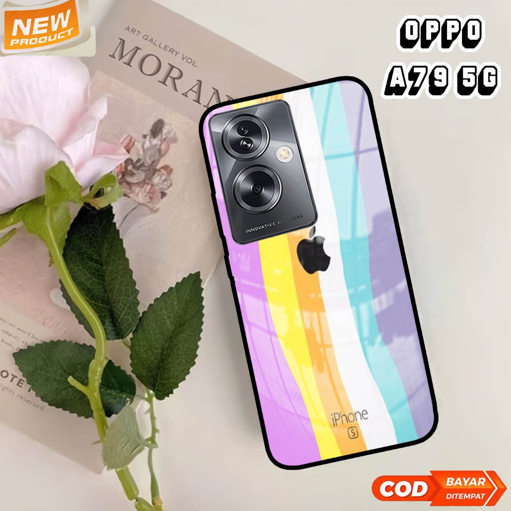Softcase Glass Kaca Oppo A79 (T19)