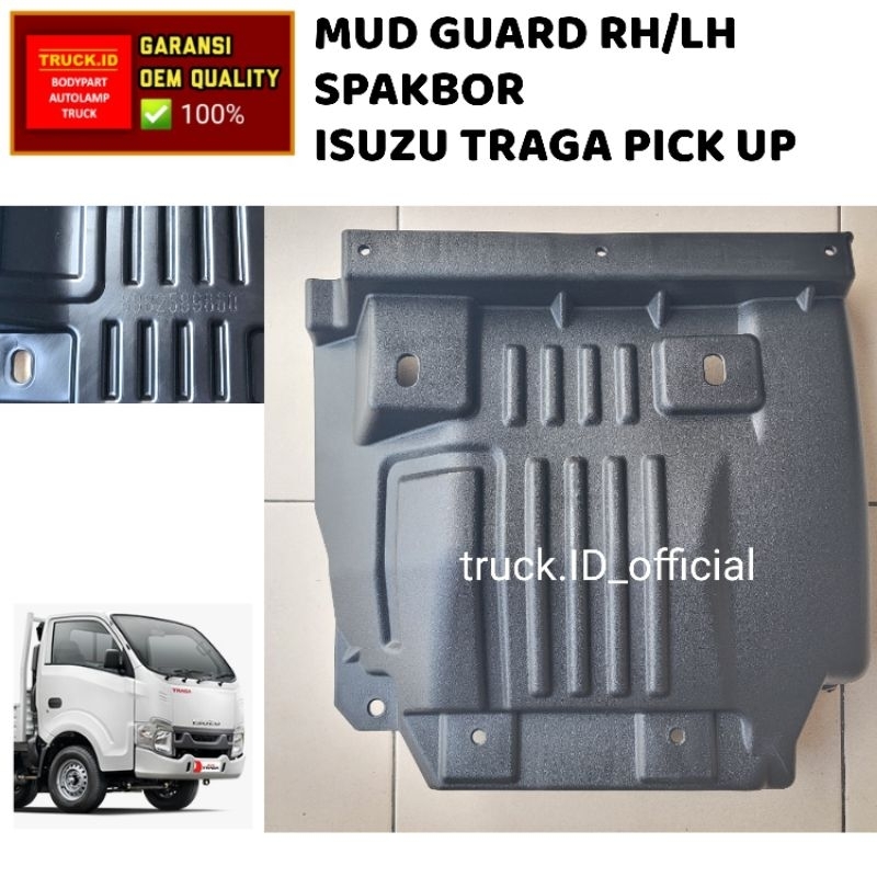 SPAKBOR DEPAN KARPET LUMPUR MUD GUARD ISUZU TRAGA PICK UP