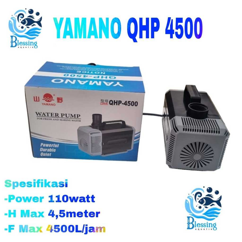 Mesin pompa Kolam Ikan  Aquarium Air laut & Air Tawar - Yamano QHP 4500