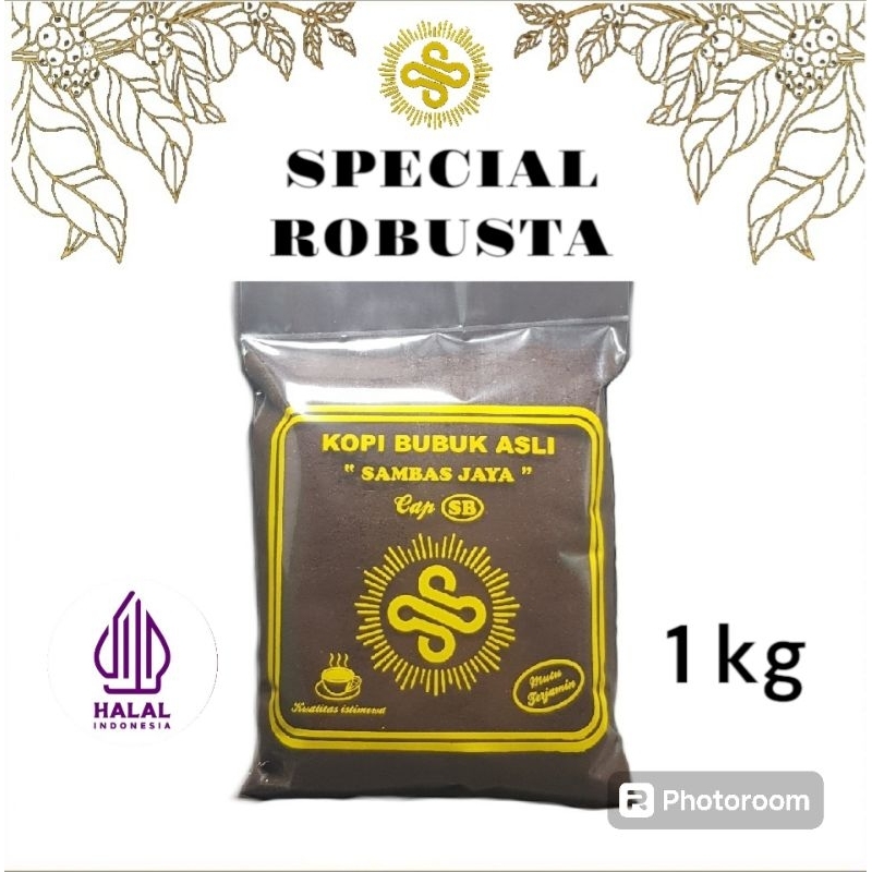 

Kopi Bubuk Robusta Sambas Jaya 1 kg Robusta Coffee