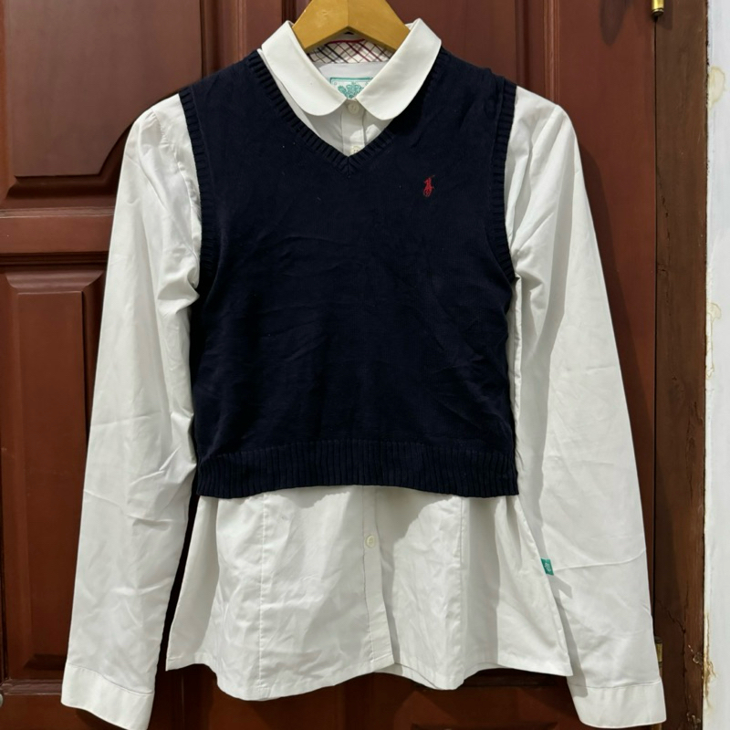 Polo Ralph Lauren Vest Navy Preloved