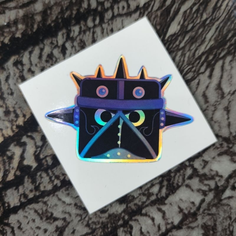 

Stiker Hologram One Piece King Square