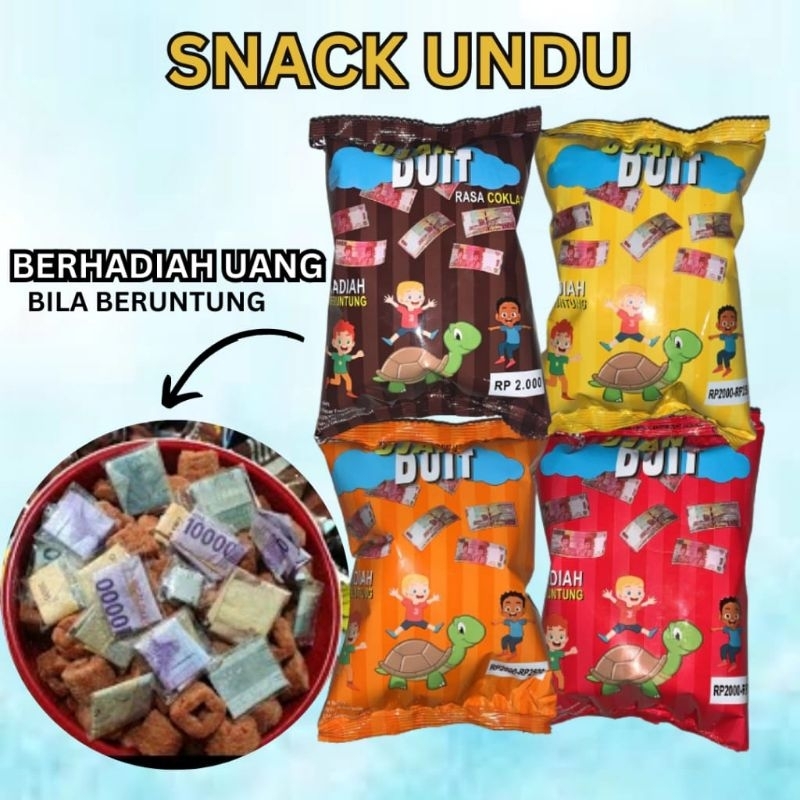 SNACK VIRAL UNDU UJAN DUIT BANJIR HADIAH 1 DUS (8PACK)