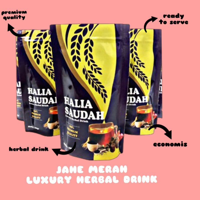 

HALIA SAUDAH LUXURY HERBAL DRINK 100 GRAM