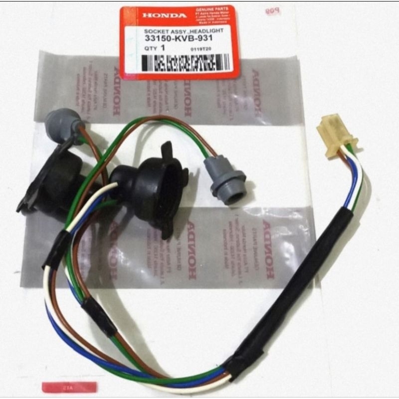 Fiting Lampu Socket Lampu Depan Honda Vario 110 Karbu Original KVB