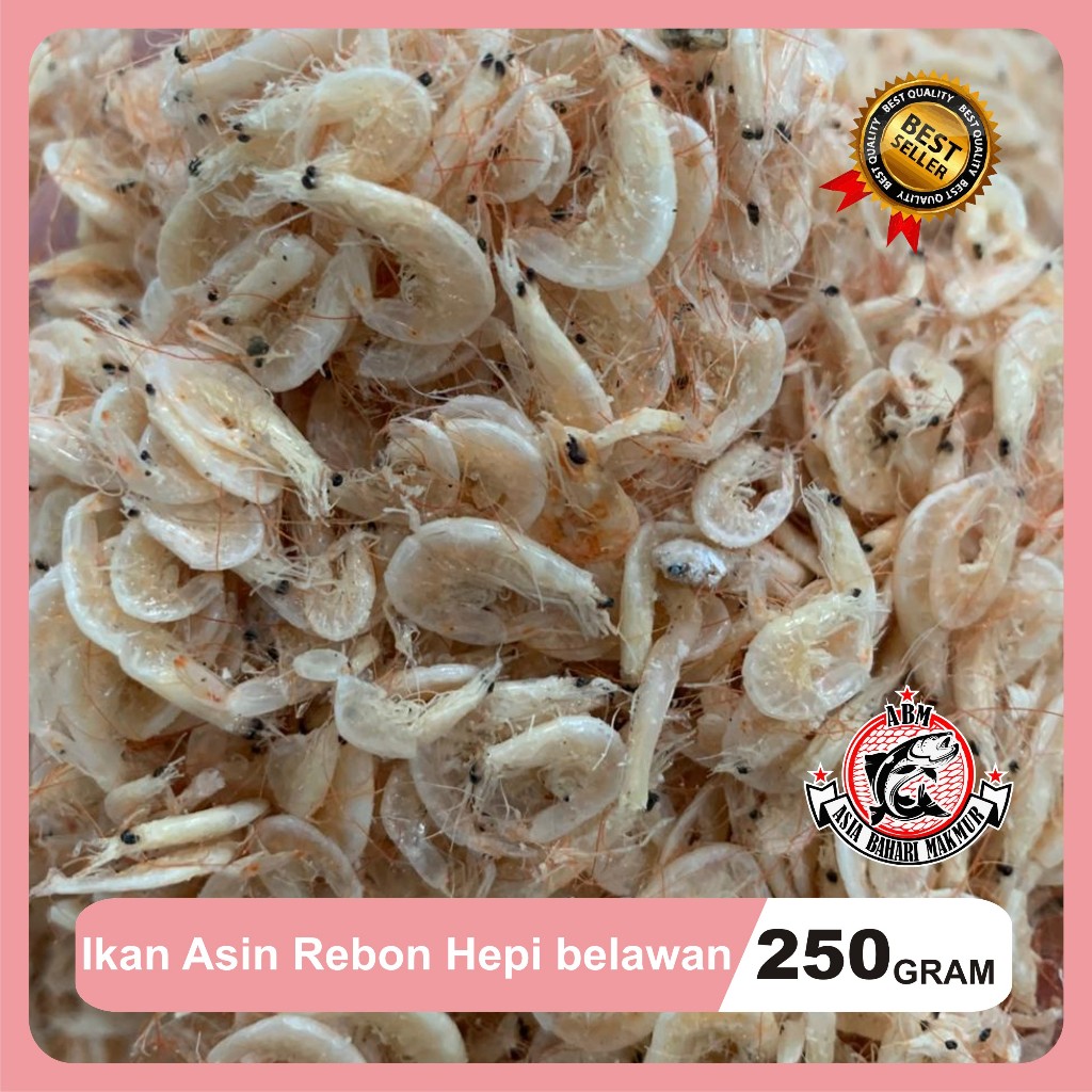 

Ikan Asin Rebon Kasar Super Hepi Kasar 250 gr