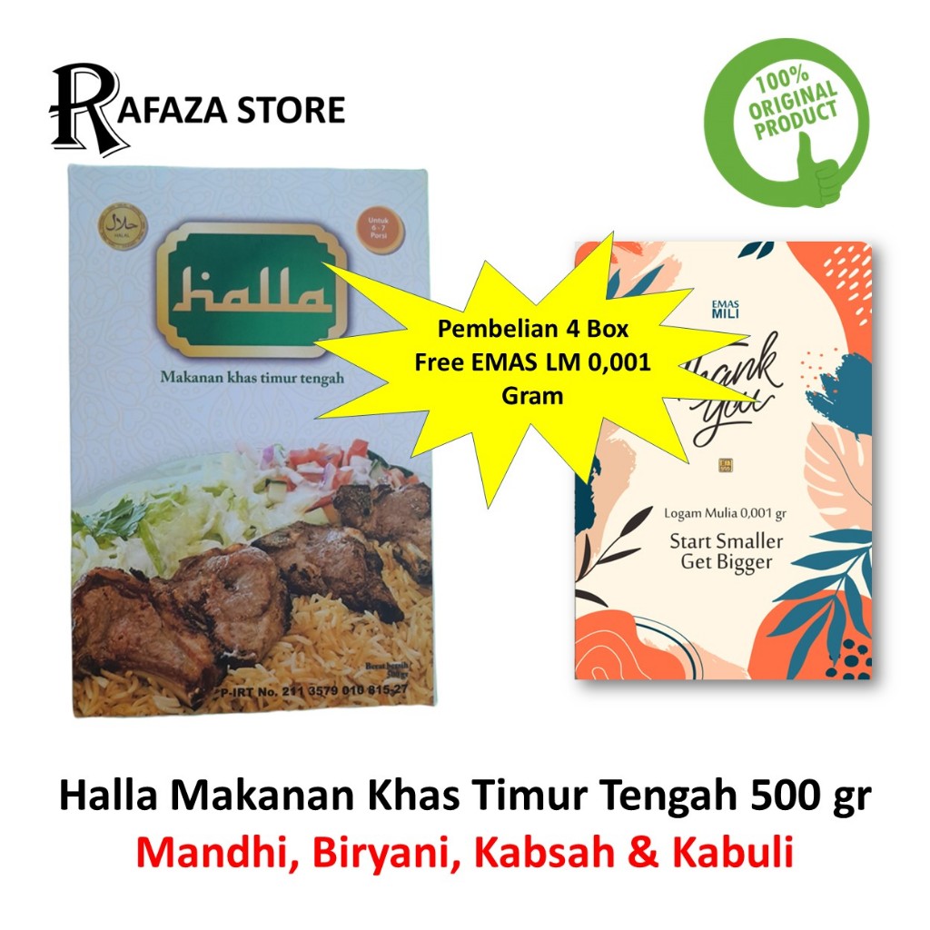

Halla Makanan Khas Timur Tengah