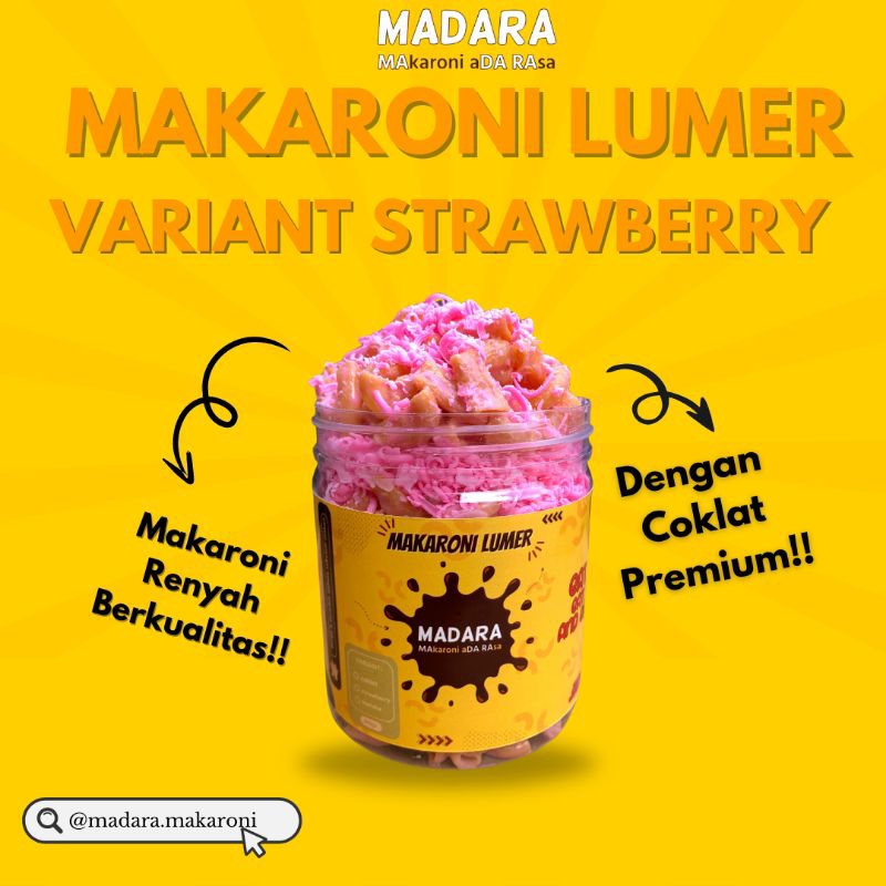 

Makaroni Lumer Strawberry MADARA 200gr