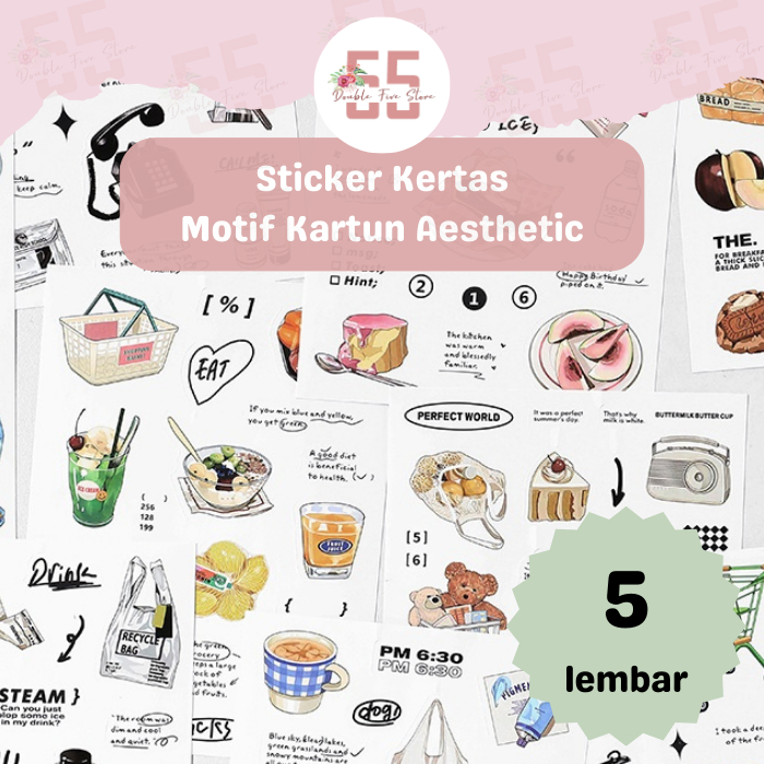 

Sticker Dekorasi Jurnal / Sticker Aesthetic / Sticker Dekorasi