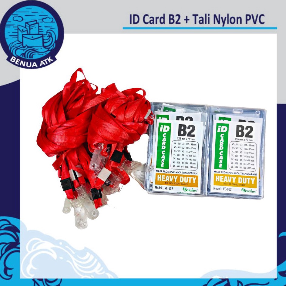 

Bundling ID Card B2 Tali ID Nylon Soft PVC Dataflex NYLKSFP