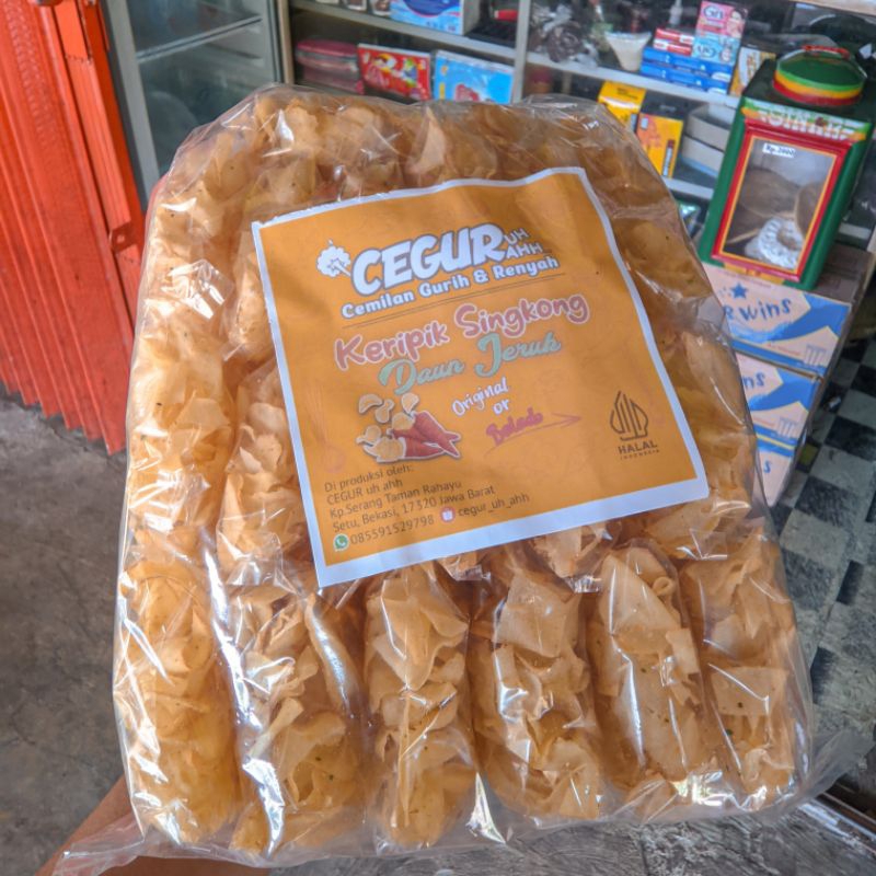 

Keripik Singkong Daun Jeruk - Original 1 Pack Isi 20 Pcs